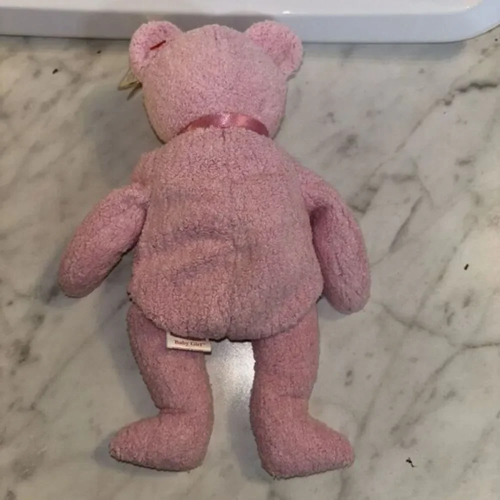 TY Beanie Baby - BABYGIRL the Bear (with Stork & It's a Girl on Chest) (8.5 inch